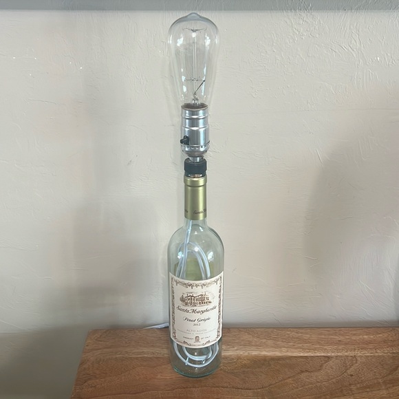 Wine bottle lamp Santa Margherita Pinot Grigio - Picture 4 of 6